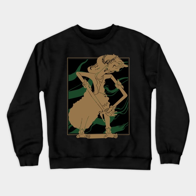 wayang sengkuni Crewneck Sweatshirt by fandi.creations